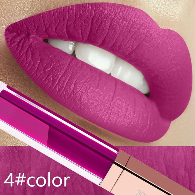 24 Color Make Up Liquid Lipstick Waterproof Mate Red Lip Long Lasting Ultra Matte Lip Gloss Black Blue Nude Lipstick