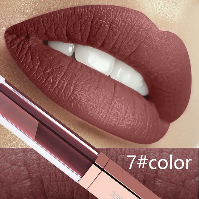 24 Color Make Up Liquid Lipstick Waterproof Mate Red Lip Long Lasting Ultra Matte Lip Gloss Black Blue Nude Lipstick