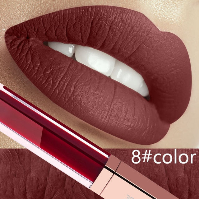 24 Color Make Up Liquid Lipstick Waterproof Mate Red Lip Long Lasting Ultra Matte Lip Gloss Black Blue Nude Lipstick