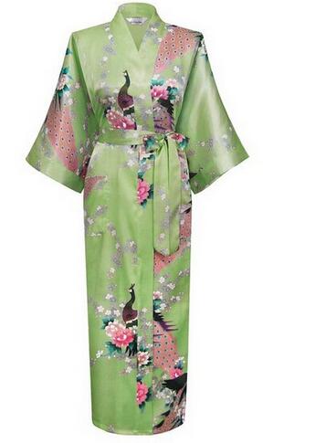 Silk Kimono Robe Bathrobe