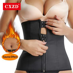 Belt Zipper Waist Trainer with Corset Girdle