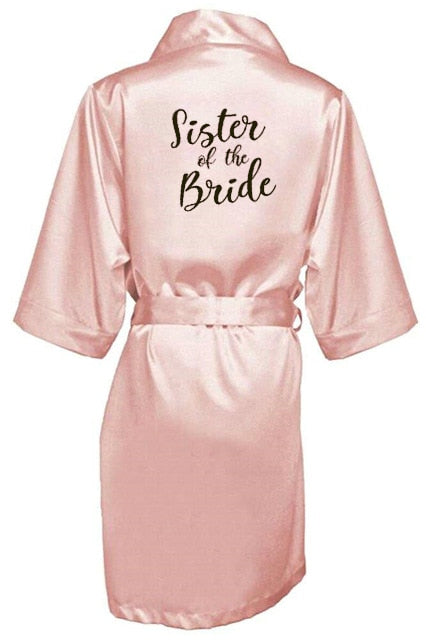 Satin Kimono Bridesmaid Robe