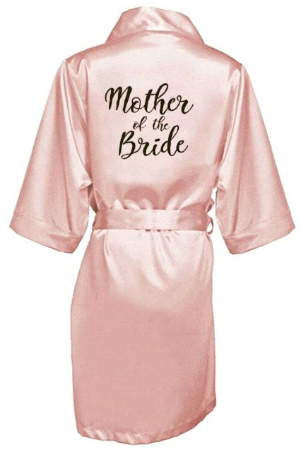 Satin Kimono Bridesmaid Robe