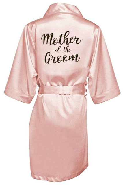 Satin Kimono Bridesmaid Robe