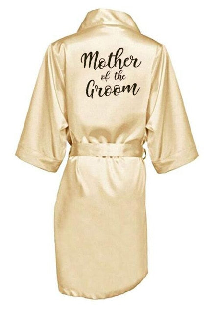 Satin Kimono Bridesmaid Robe