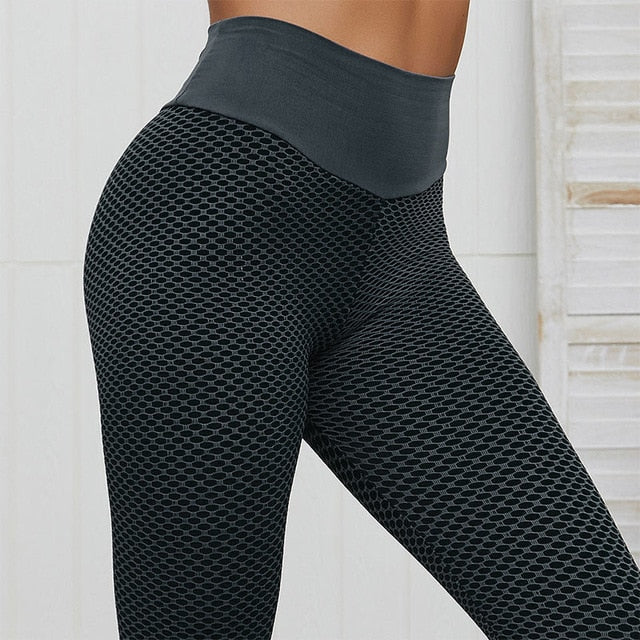 NORMOV High Waist Dot Fitness Leggings Women Workout Push Up Leggings Activewear Leggings Fitness Feminina Jeggings