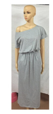 Maxis Short Sleeve Dress with Side Slit