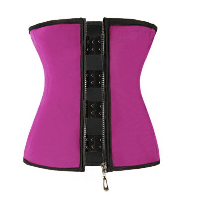 Belt Zipper Waist Trainer with Corset Girdle