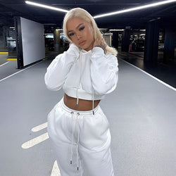 Outfits for Women Tracksuit Hoodies Sweatshirt and Sweatpants Casual Sports 2 Piece Set Sweatsuits