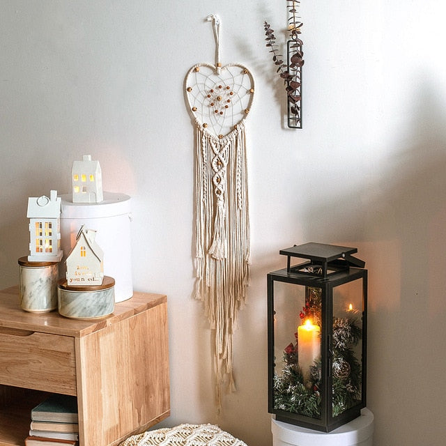 Dream Catcher Bedroom Wall Macrame