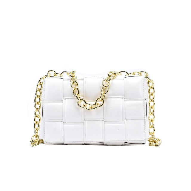 Classic Luxury Gold Chain Shoulder Bag