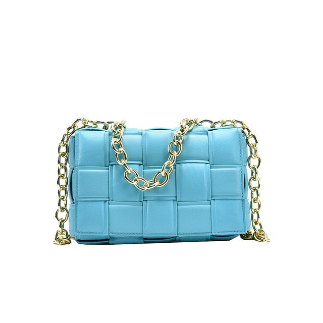 Classic Luxury Gold Chain Shoulder Bag