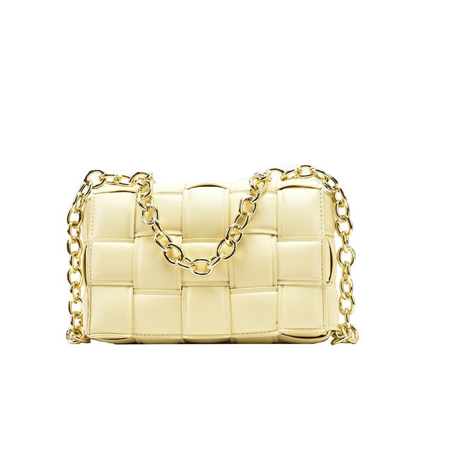 Classic Luxury Gold Chain Shoulder Bag