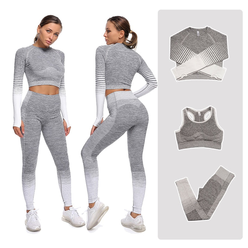 Yoga Sets Women Gym Clothes