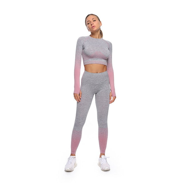 Yoga Sets Women Gym Clothes