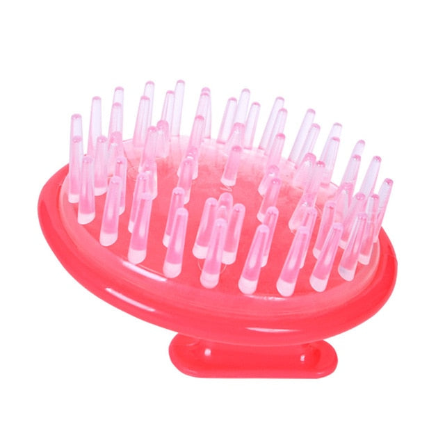 Hair Washing Comb Silicone Head Massage Brush Body Shampoo Scalp Massage Brush Comb Hair Washing Comb Shower Bath Brush