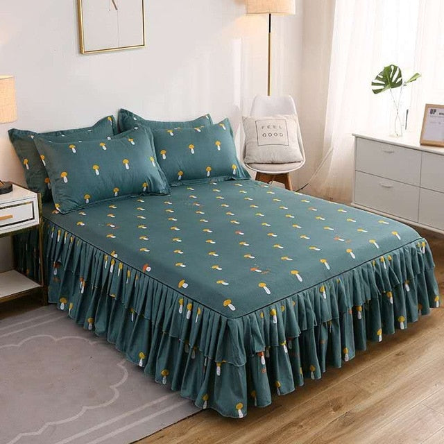 Fashion Bed Sheet+ 2pcs Pillow covers