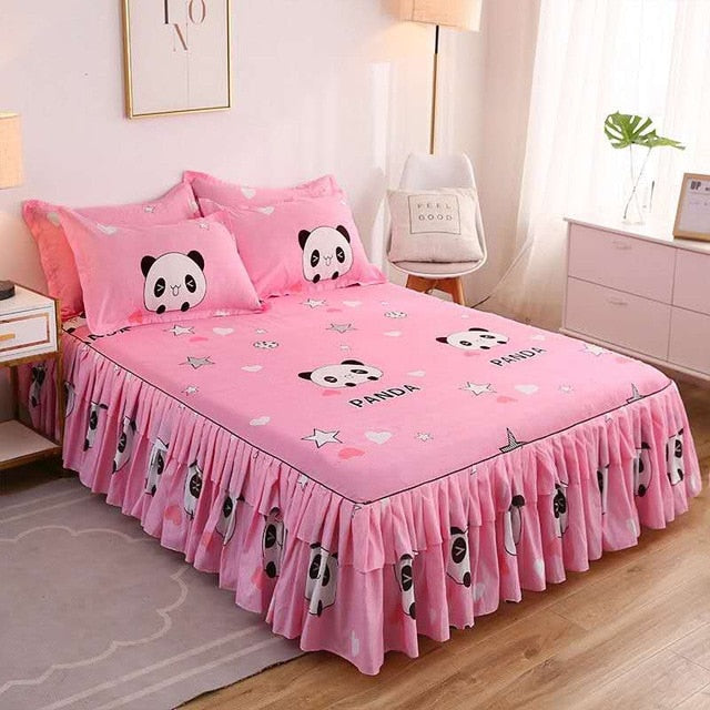 Fashion Bed Sheet+ 2pcs Pillow covers