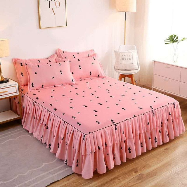 Fashion Bed Sheet+ 2pcs Pillow covers