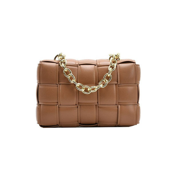 Classic Luxury Gold Chain Shoulder Bag