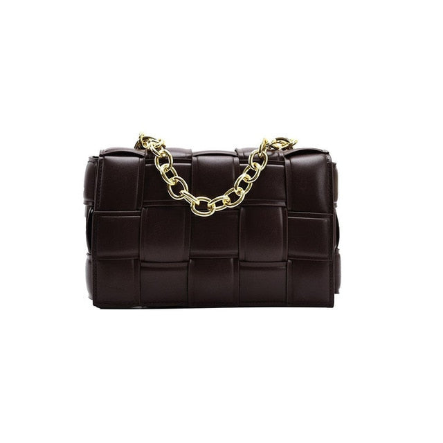 Classic Luxury Gold Chain Shoulder Bag