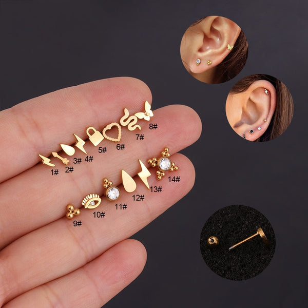 Stainless Steel Stud Earrings