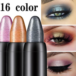 eyeshadow pen lasting waterproof and not blooming Shiny pearlescent gel pen 16 color eye shadow pen