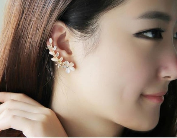 Angel Wing Stylist Crystal Earrings Drop Dangle Ear Stud For Women Long Cuff Earring Bohemia Jewelrys