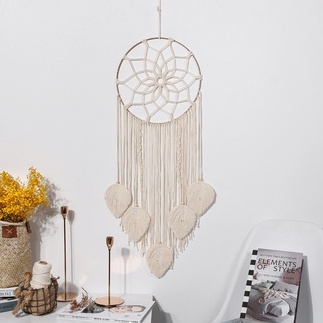 Dream Catcher Bedroom Wall Macrame