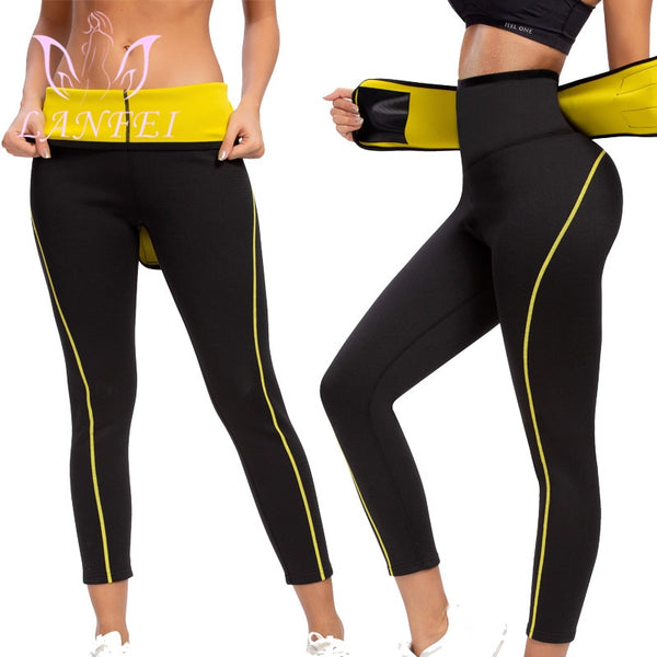 Women Sauna Weight Loss Slimming Neoprene Pants Hot Thermo Waist Trainer control belt Sweat Leggings Body Shaper Panties