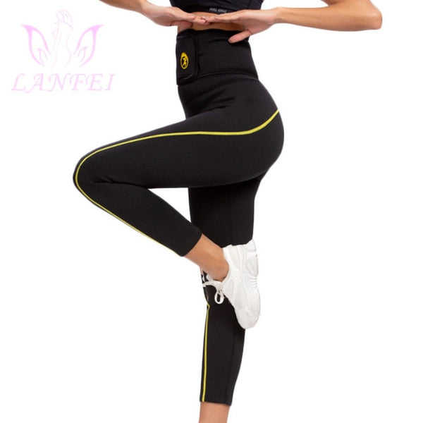 Women Sauna Weight Loss Slimming Neoprene Pants Hot Thermo Waist Trainer control belt Sweat Leggings Body Shaper Panties