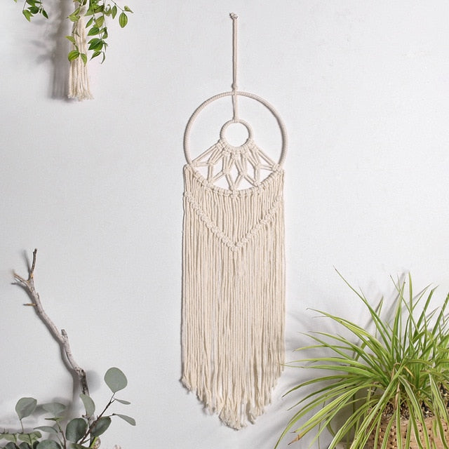 Dream Catcher Bedroom Wall Macrame