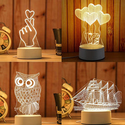 Creative 3D LED Lamp