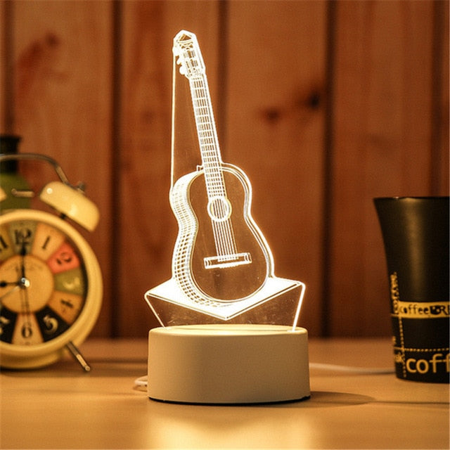 Creative 3D LED Lamp