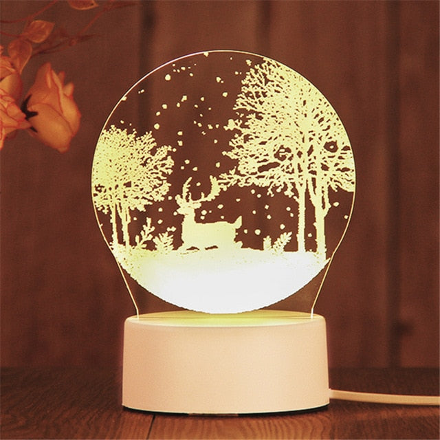 Creative 3D LED Lamp