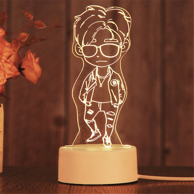 Creative 3D LED Lamp