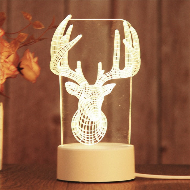 Creative 3D LED Lamp