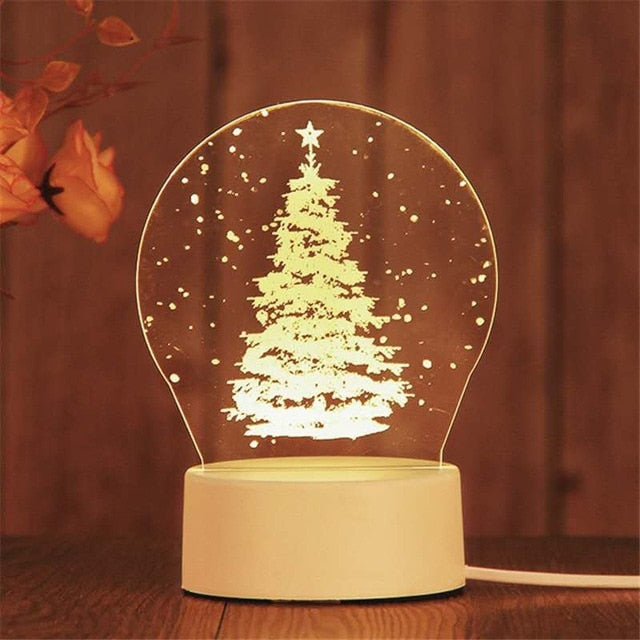 Creative 3D LED Lamp