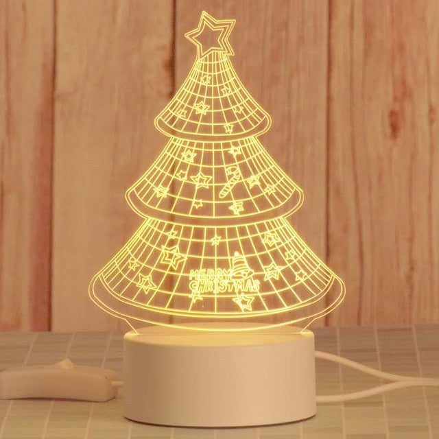 Creative 3D LED Lamp