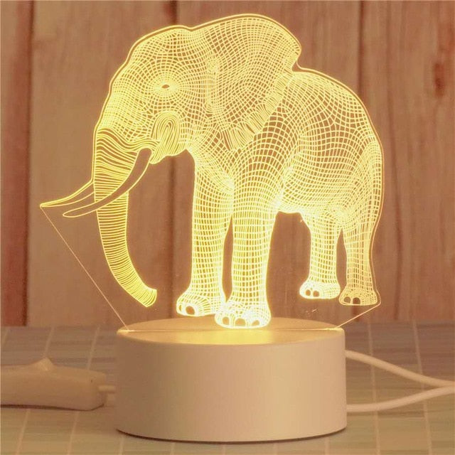 Creative 3D LED Lamp