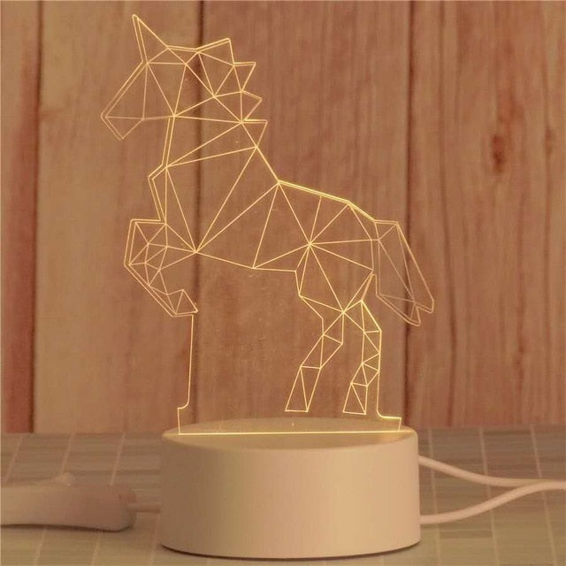 Creative 3D LED Lamp