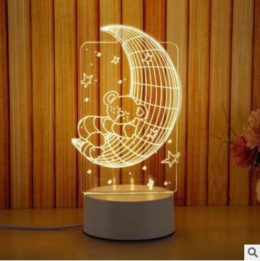 Creative 3D LED Lamp