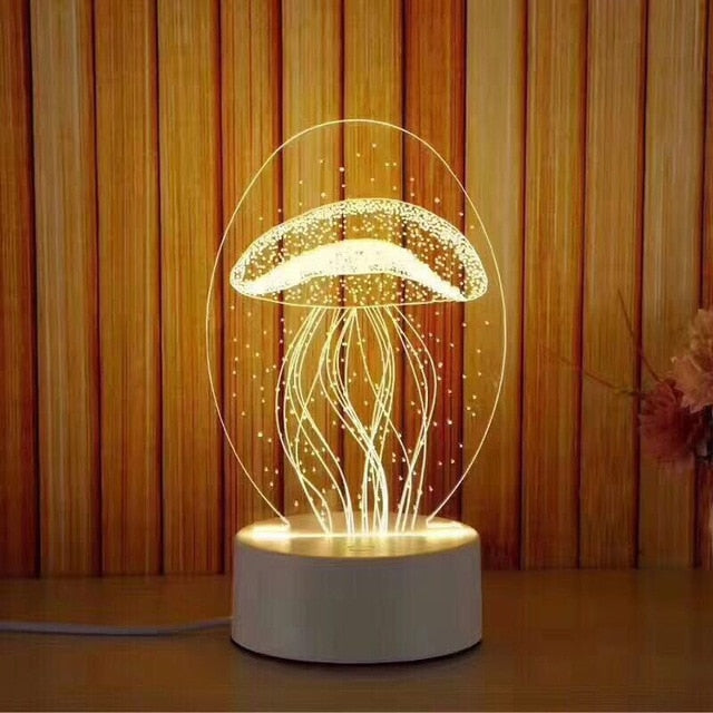 Creative 3D LED Lamp