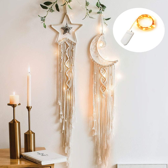 Dream Catcher Bedroom Wall Macrame