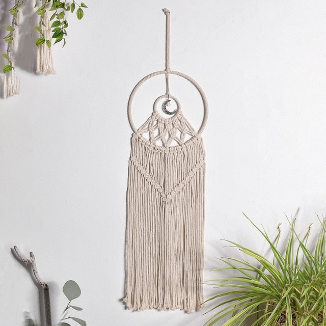 Dream Catcher Bedroom Wall Macrame