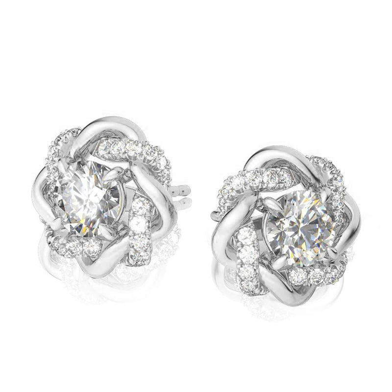 Moissanite Stud Earrings