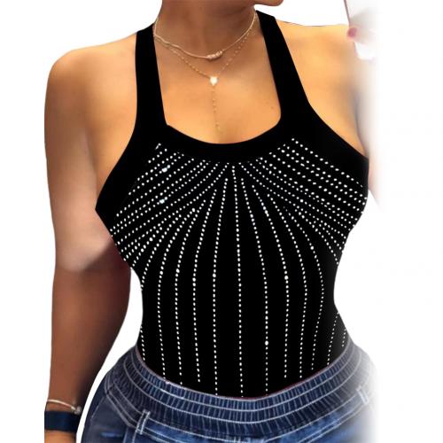 Women Elegant Backless Poker Spades Q Print Blouse Shirt 2020 Summer Sexy Sleeveless Bowknot Top Ladies New Fashion Straps Blusa