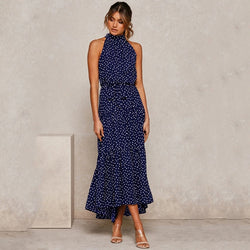 Summer Long Dress Polka Dot Casual Dresses